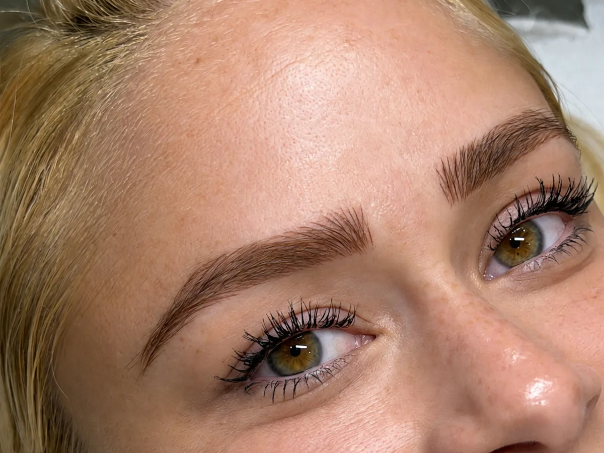 Cejas de una clienta de MOSS después de Envy Brows